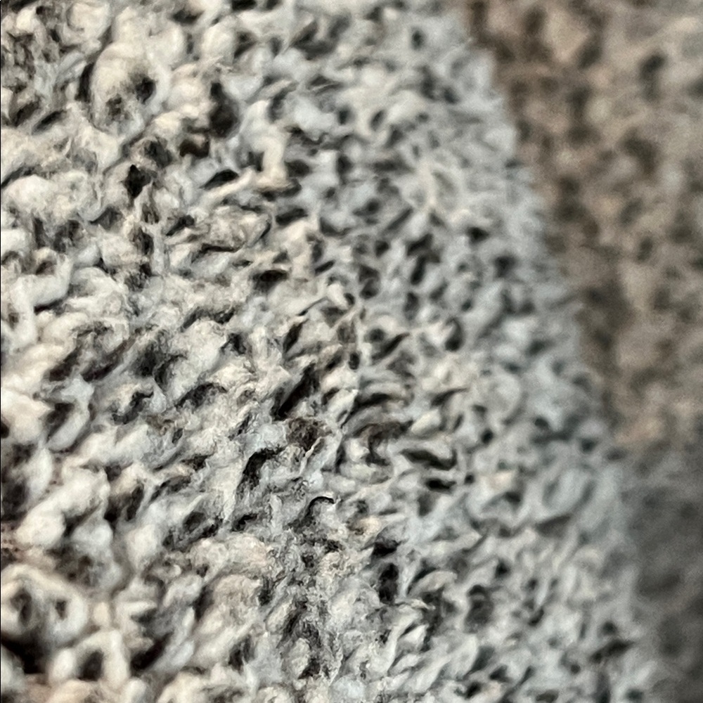 Vince Camuto Gray and Black Textured Fringe Sweater - Picture 6 of 9